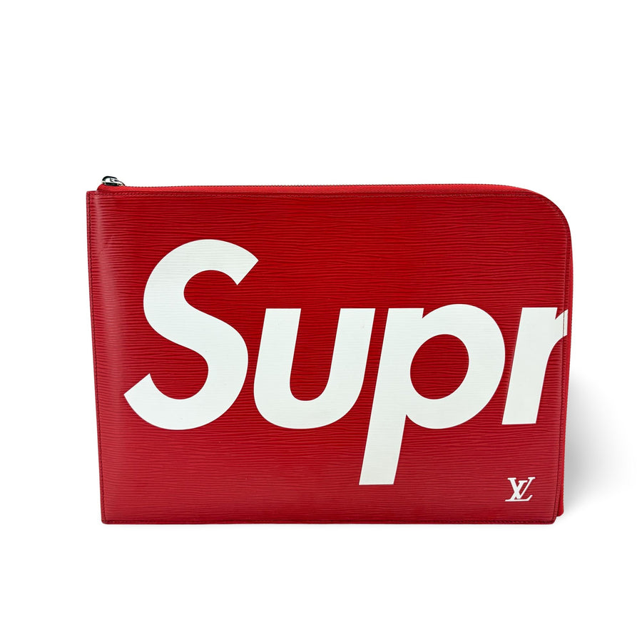 Louis Vuitton X Supreme Epi Pochette
