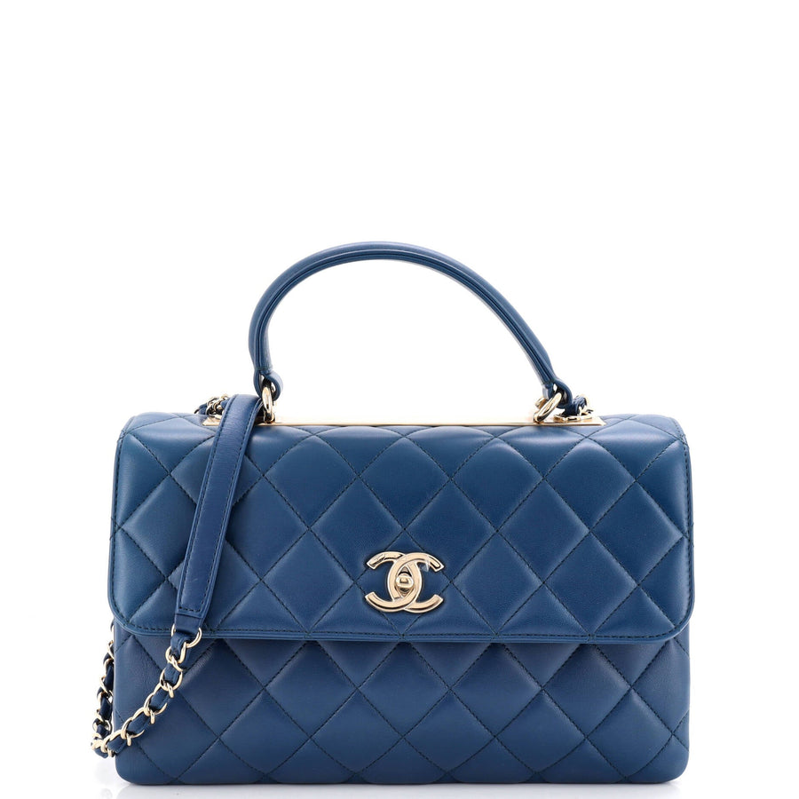 Chanel Trendy Cc Top Handle Bag Quilted