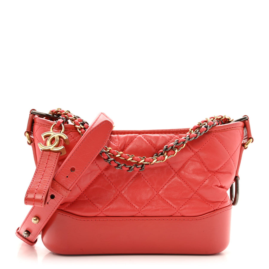 Chanel Aged Calfskin Quilted Small