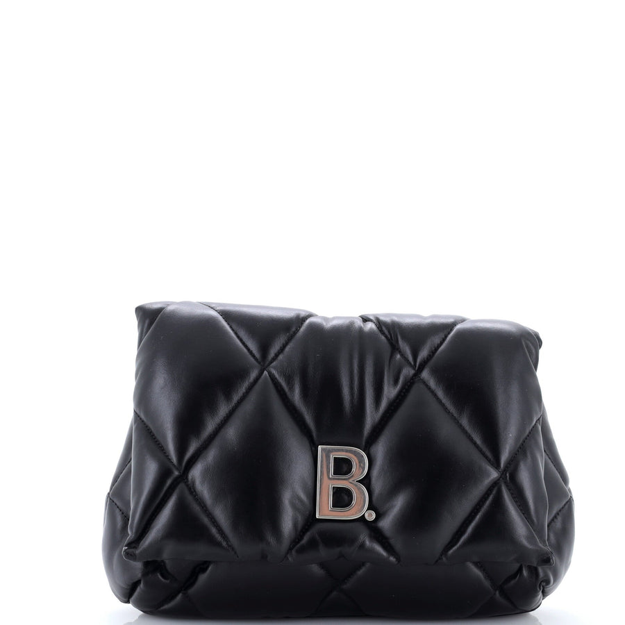 Balenciaga Touch Clutch Quilted Puffy