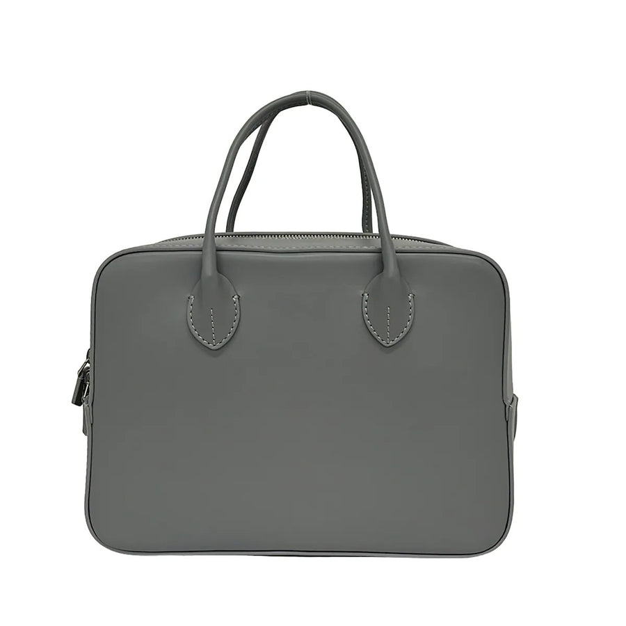 Maisoncanau Light Gray Leather Handbag