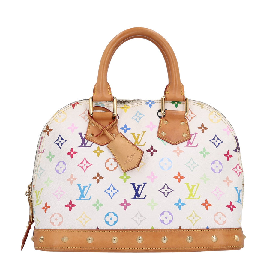 Louis Vuitton Multicolor Alma Pm White