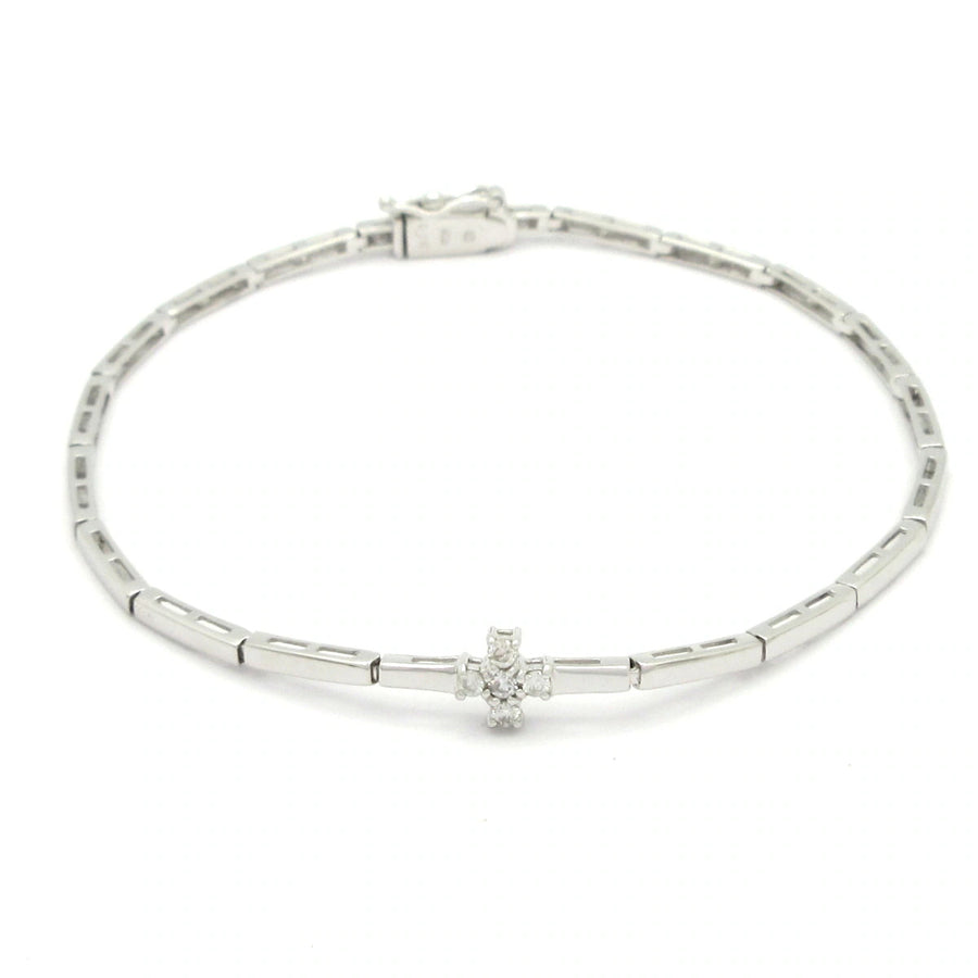 Vendome 18K White Gold Diamond Bracelet