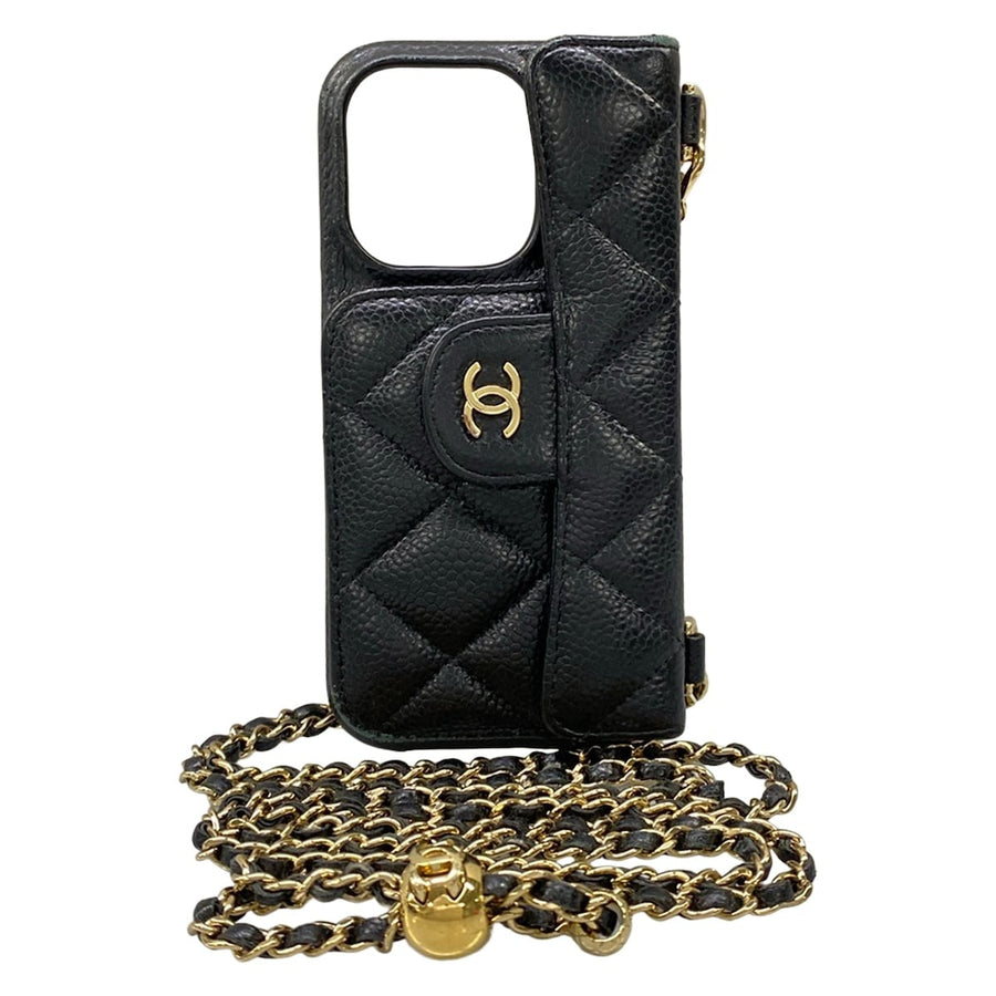 Chanel Matelasse Black Calfskin