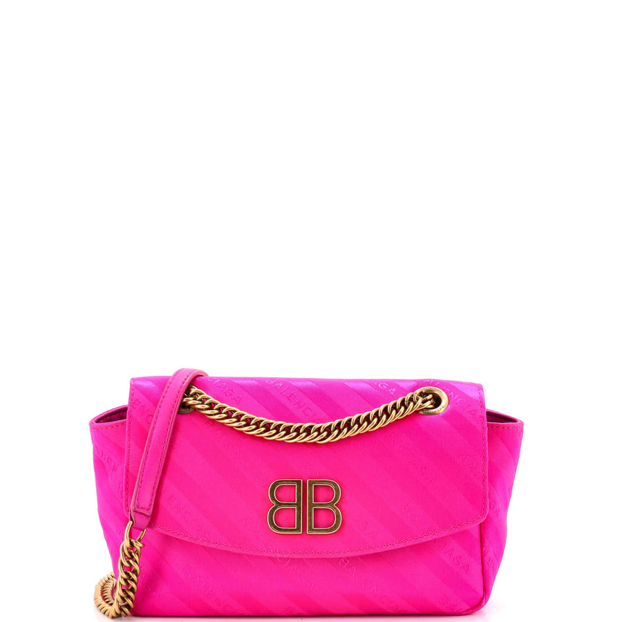 Balenciaga Bb Chain Round Shoulder Bag