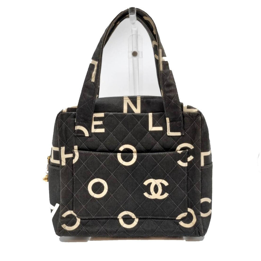 Chanel Vintage Coco Logo Zip Around