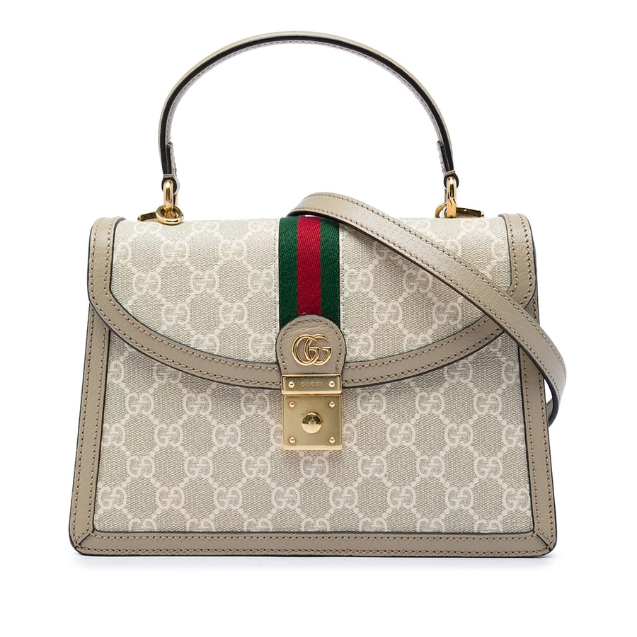 Gucci Small Gg Canvas Web Ophidia Top