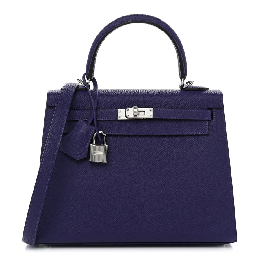 Hermes Epsom Kelly Sellier 25 Purple