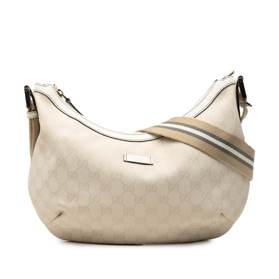Gucci Gg Canvas Web Crossbody Pre-Loved