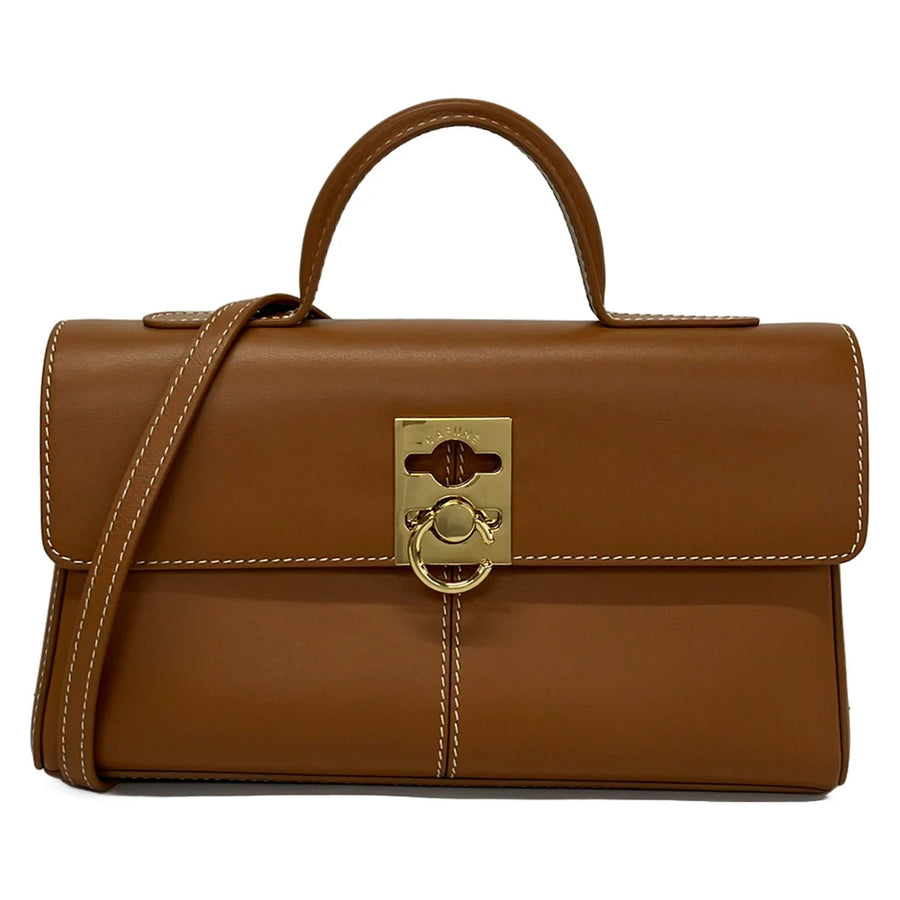 Cafune Stance Wallet Light Brown Leather