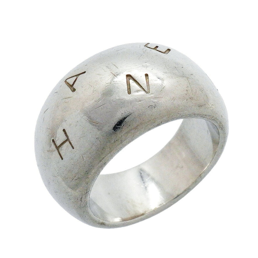 Chanel Band Ring Sterling Silver