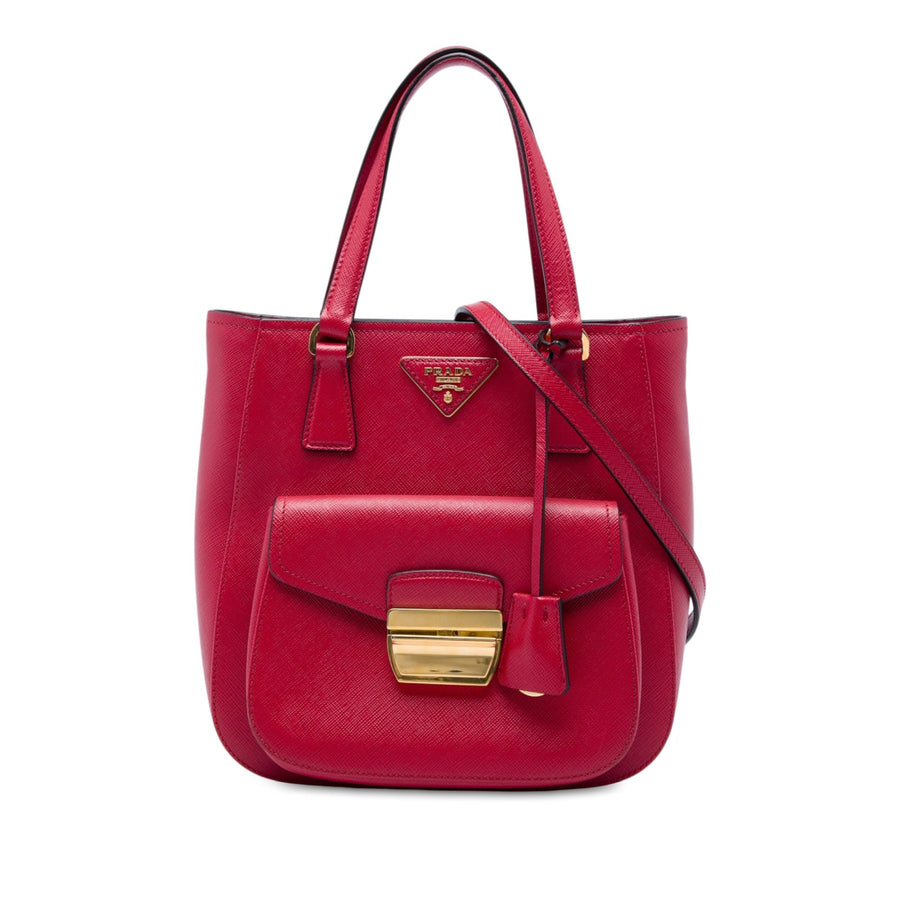 Prada Saffiano Lux Metropolis Tote Pre-
