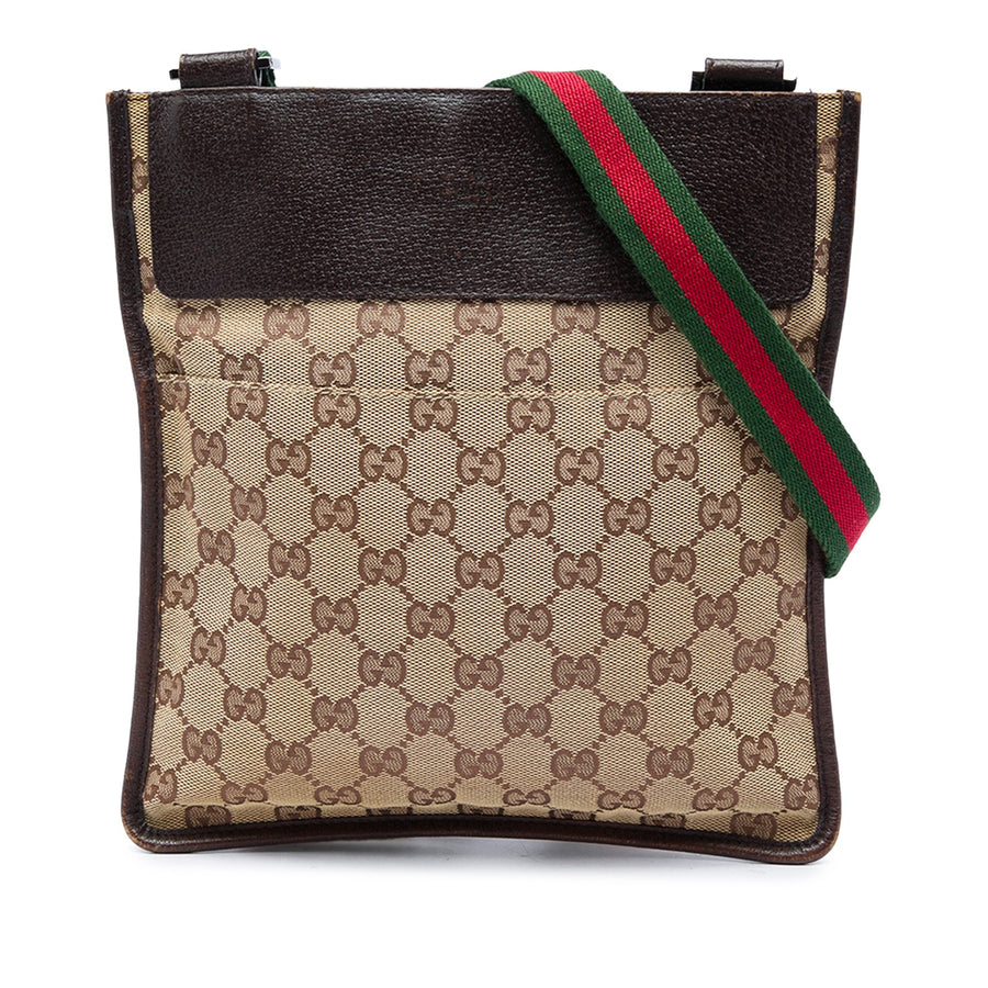 Gucci Gg Canvas Web Crossbody Pre-Loved