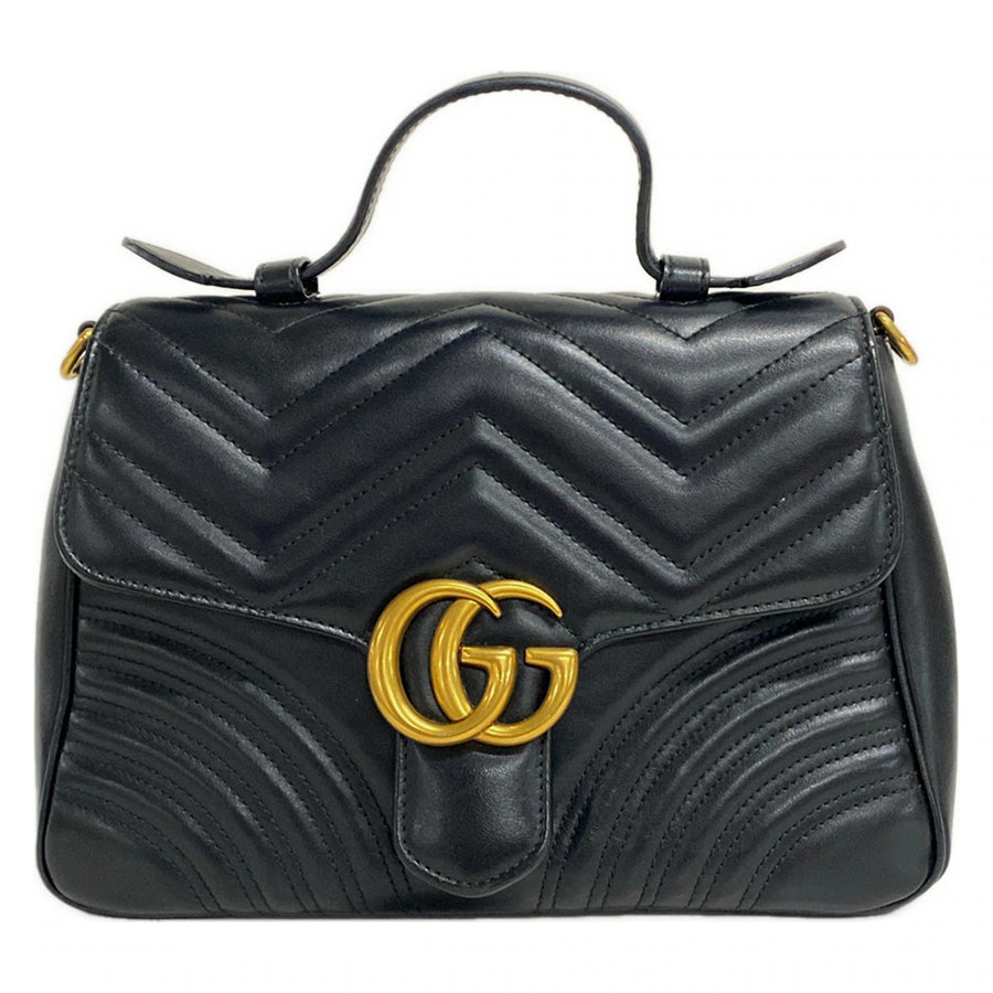Gucci Gg Marmont Small Top Handle Bag
