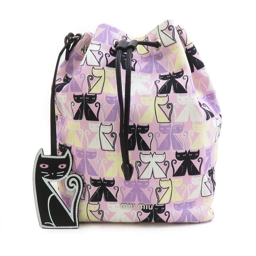 Miumiu Pouch Drawstring Purple