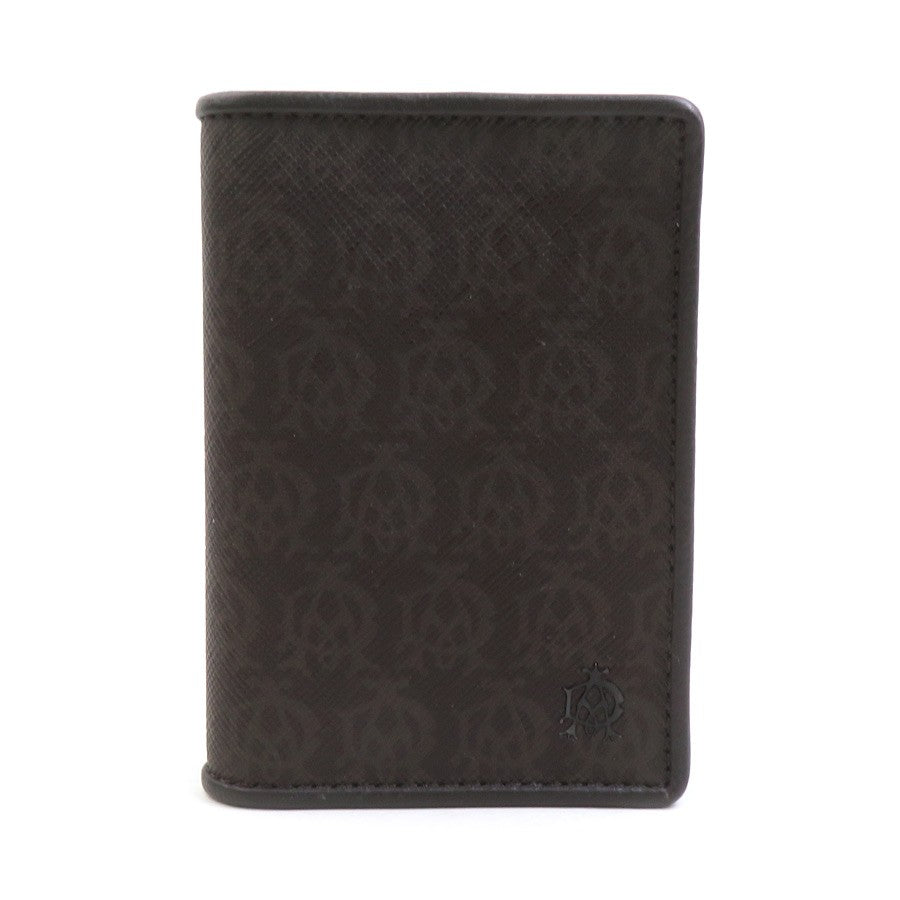 Dunhill Card Case Name Holder Brown