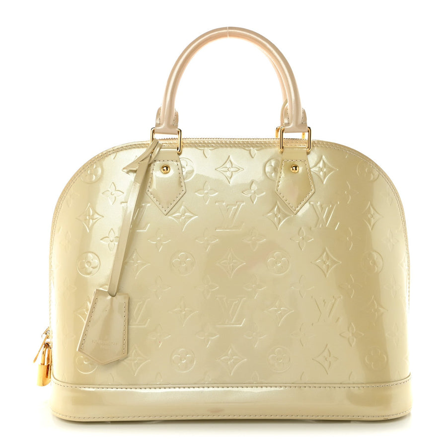 Louis Vuitton Vernis Alma Pm Blanc