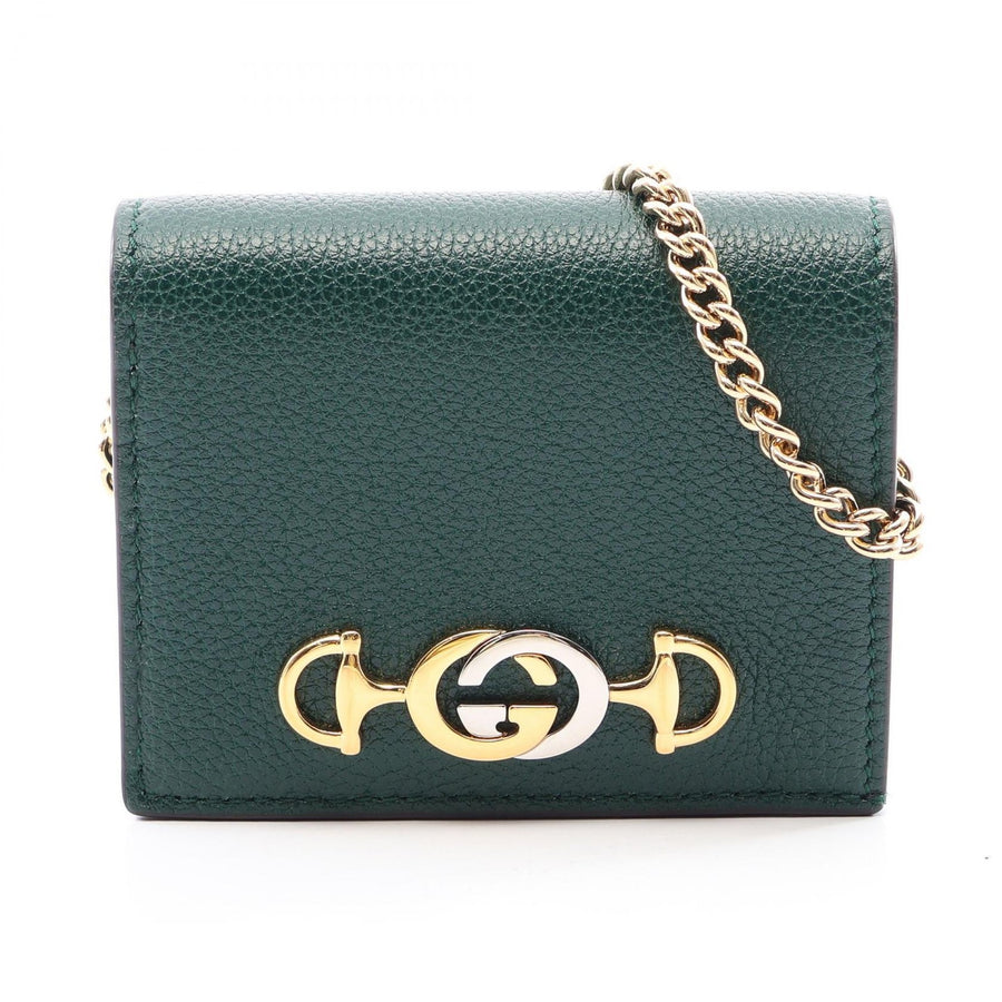 Gucci Zumi Bi-Fold Compact Chain Wallet