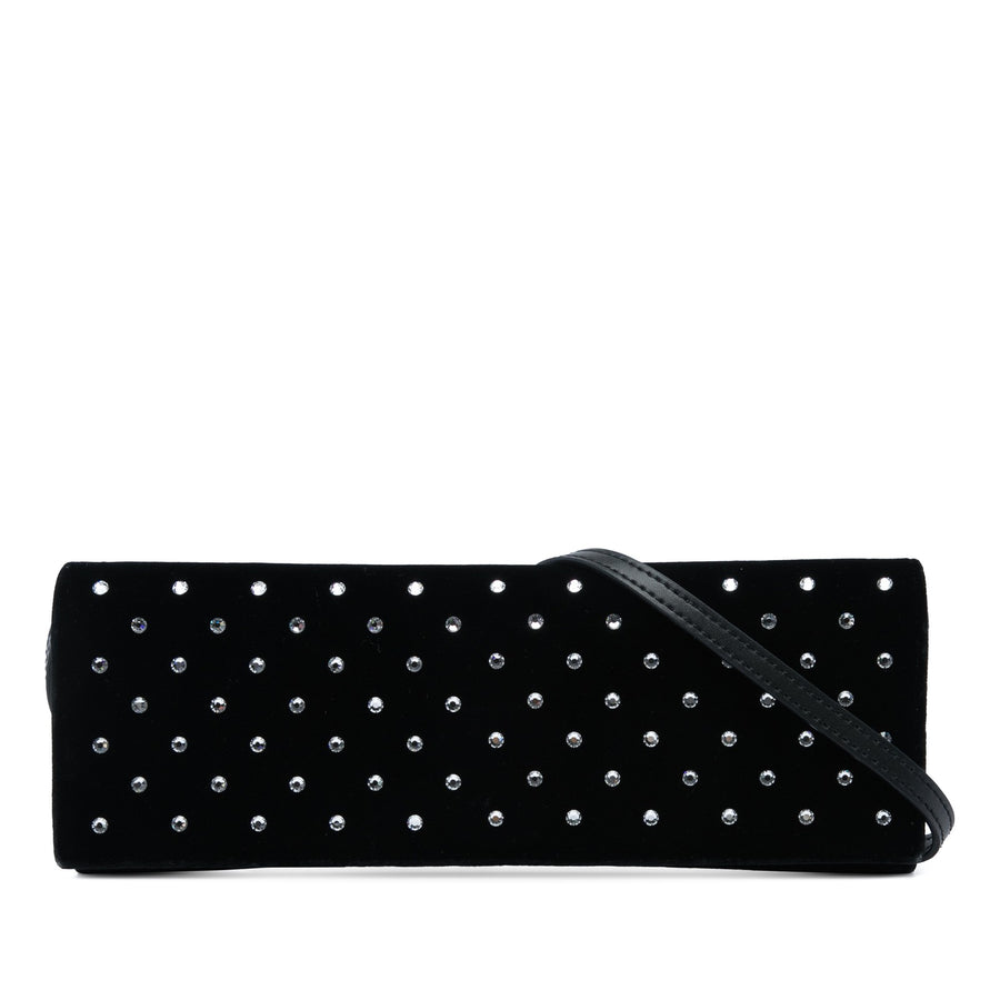 Saint Laurent Crystal Embellished Velvet