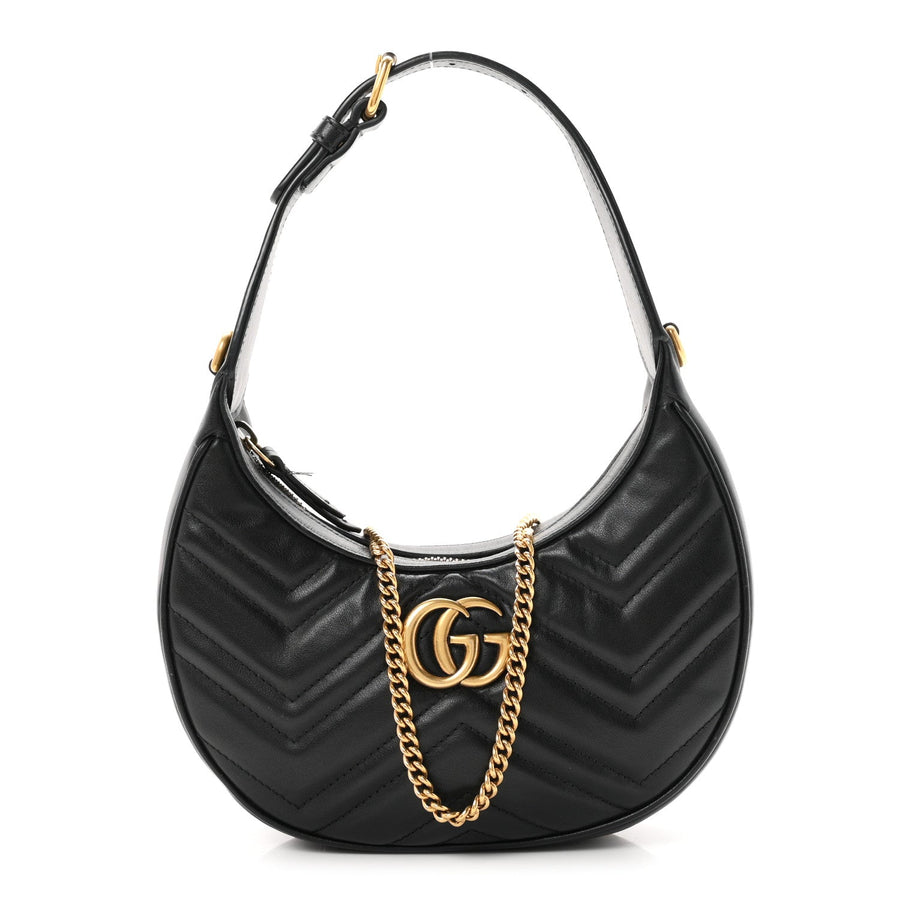 Gucci Calfskin Matelasse Chevron Mini Gg