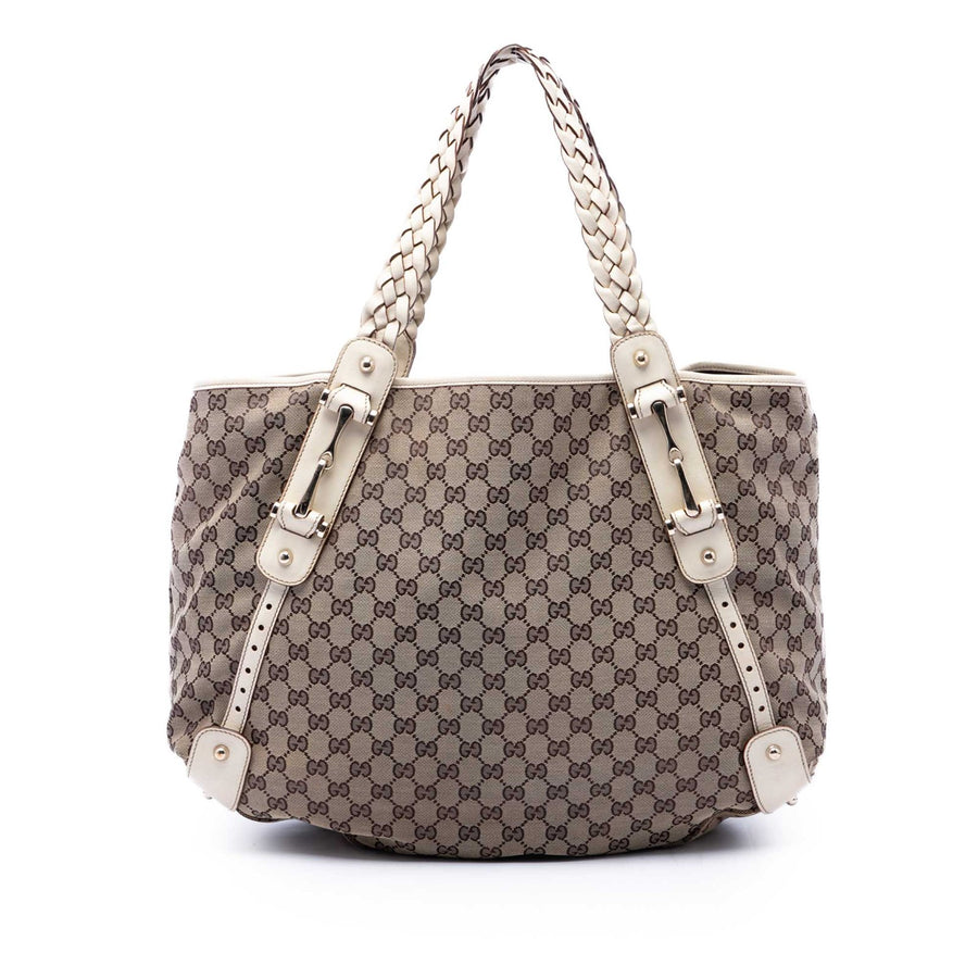 Gucci Gg Canvas Horsebit Pelham Shoulder