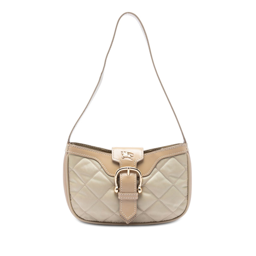 Burberry Quilted Nylon And Leather
