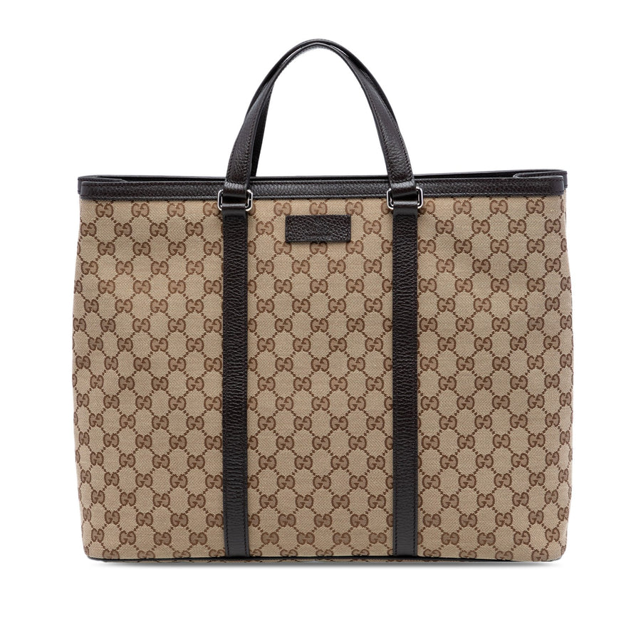 Gucci Gg Canvas Joy Tote Pre-Loved Beige