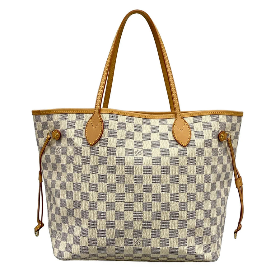 Louis Vuitton Neverfull Mm Azur Damier