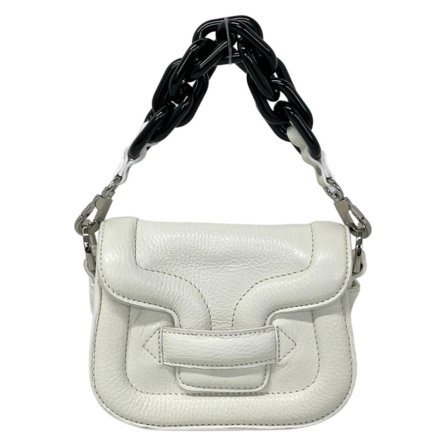 Pierre Hardy Alpha Cream Black Leather