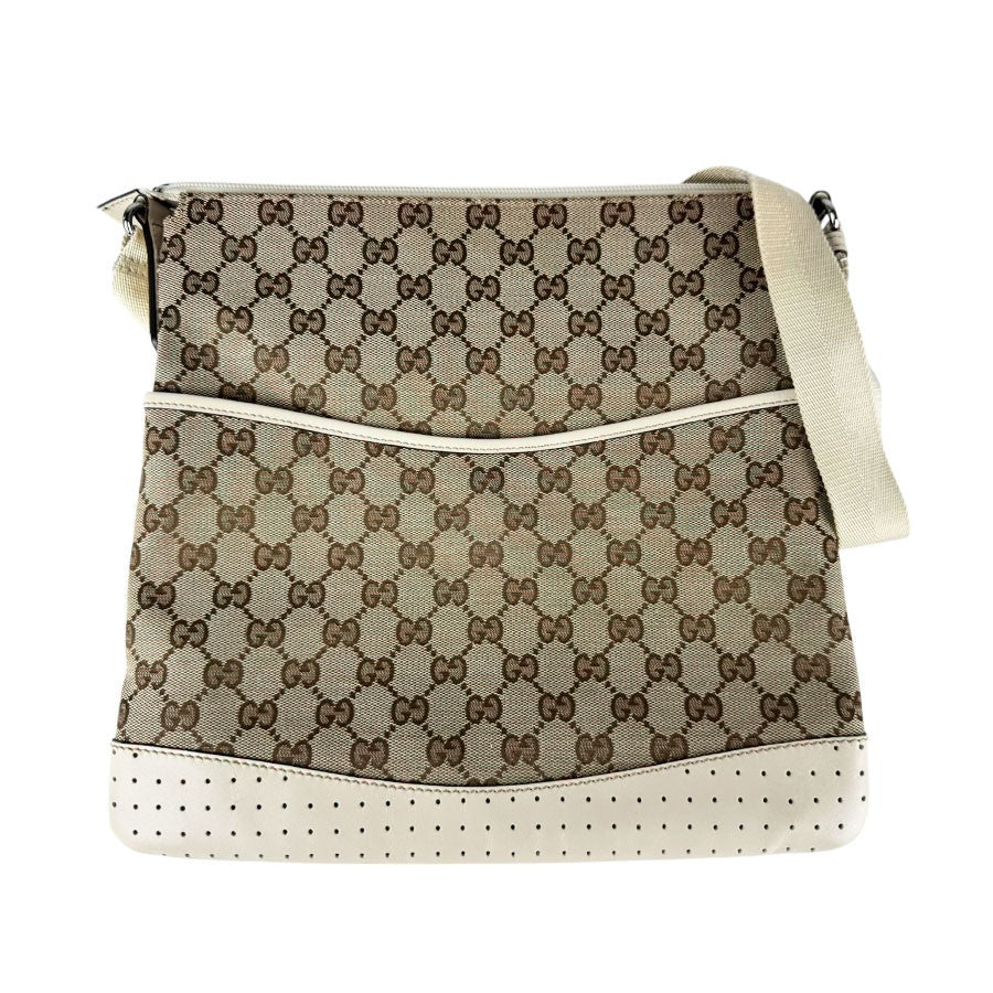 Gucci Shoulder Bag Brown/Off White