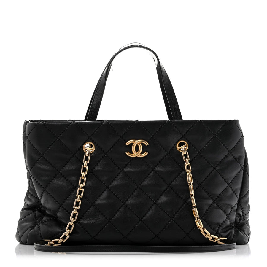 Chanel Calfskin Quilted Large Retro