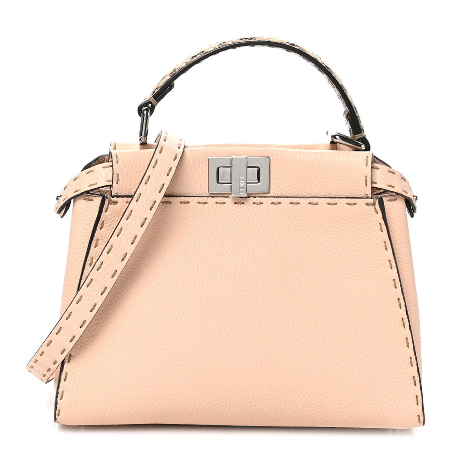 Fendi Cuoio Romano Snakeskin Selleria