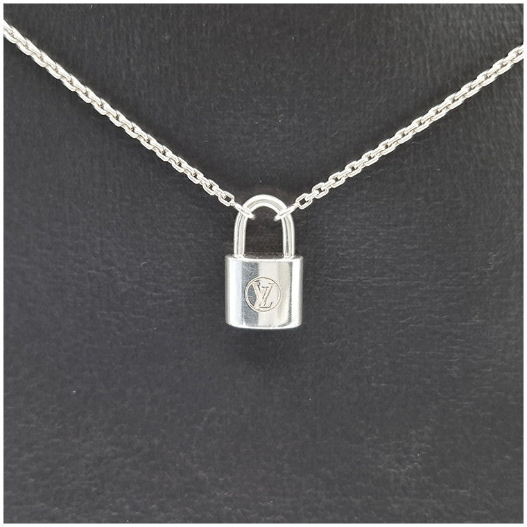Louis Vuitton Silver Lockit Necklace