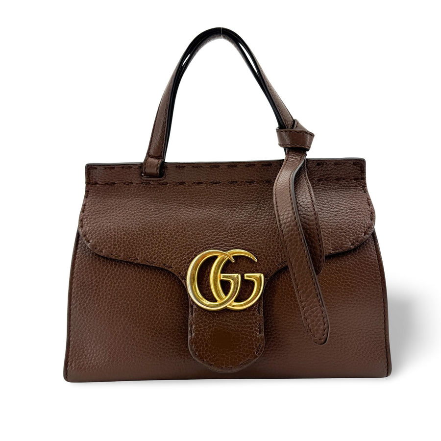 Gucci Gg Marmont Mini Top Handle Bag