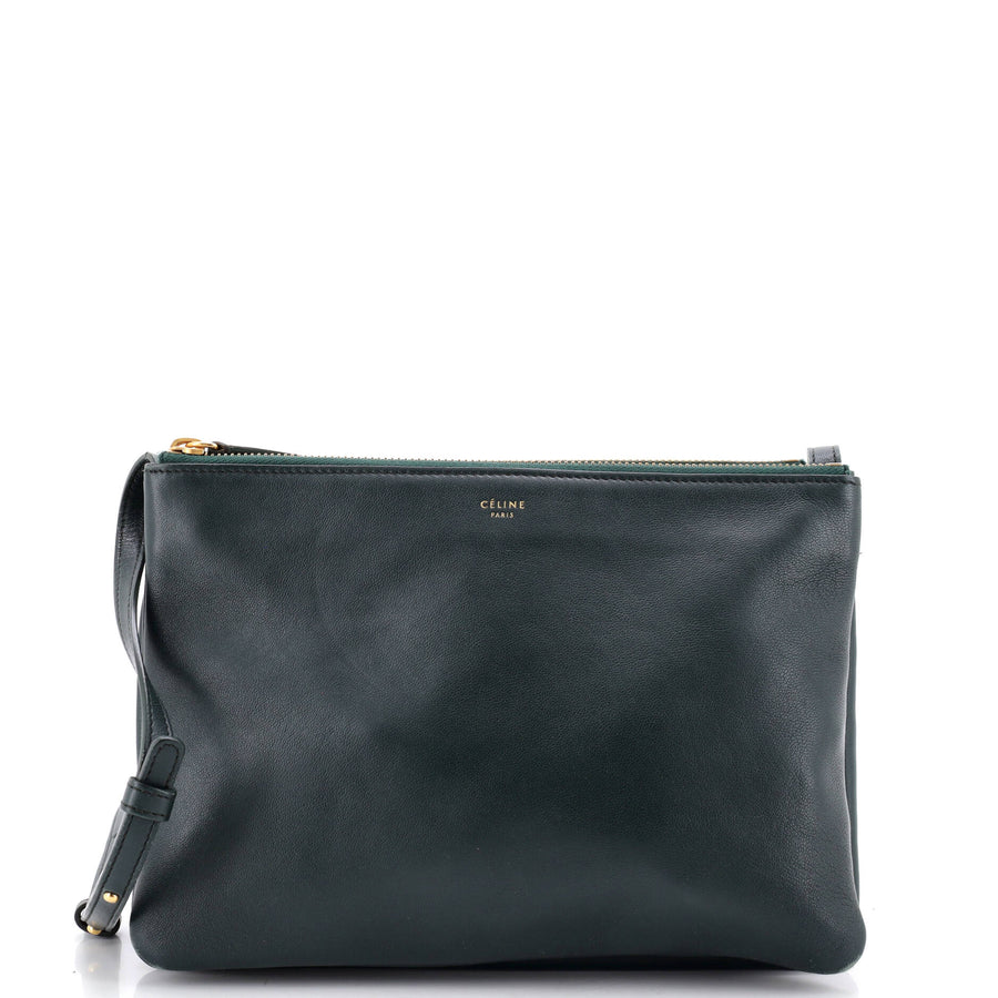 Celine Trio Crossbody Bag Leather Large