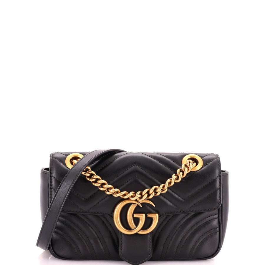 Gucci Gg Marmont Flap Bag Matelasse