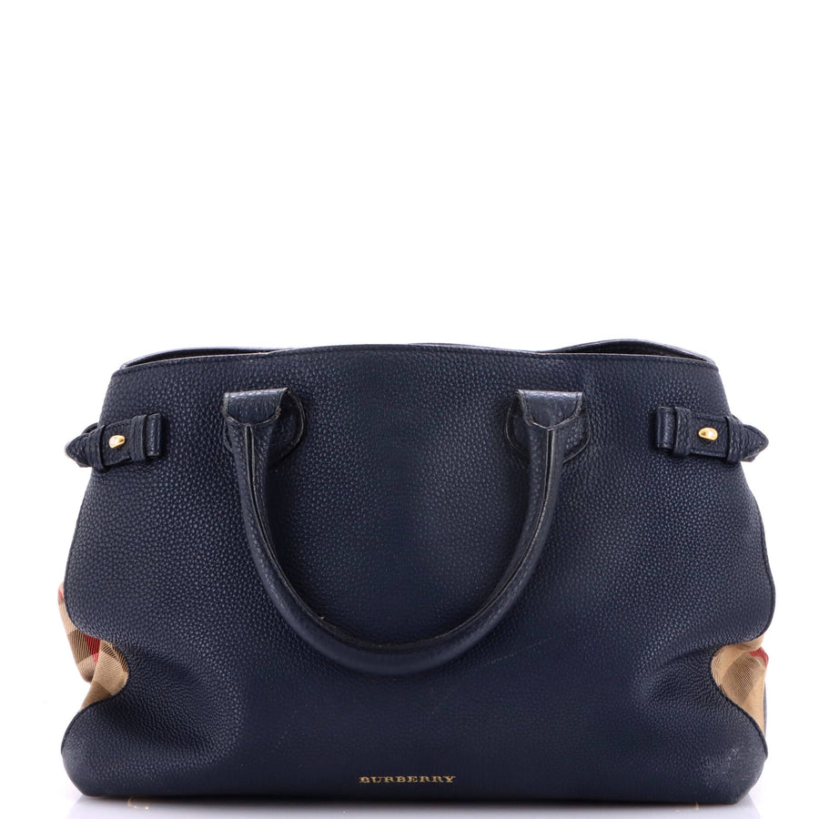 Burberry Banner Tote Leather And House