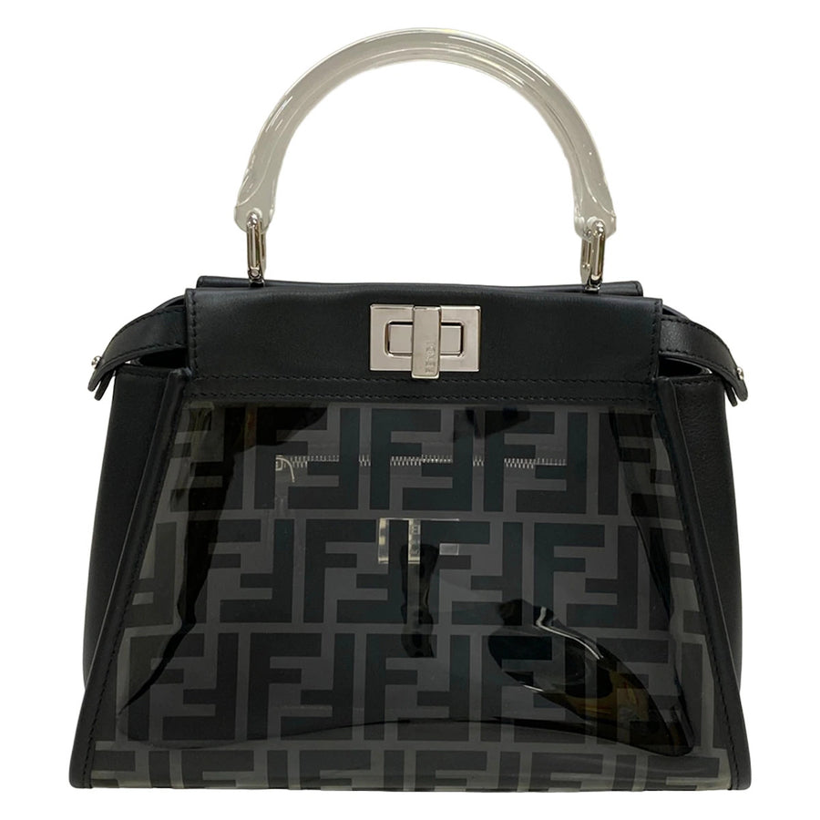 Fendi Peekaboo Iconic Small Clear Black