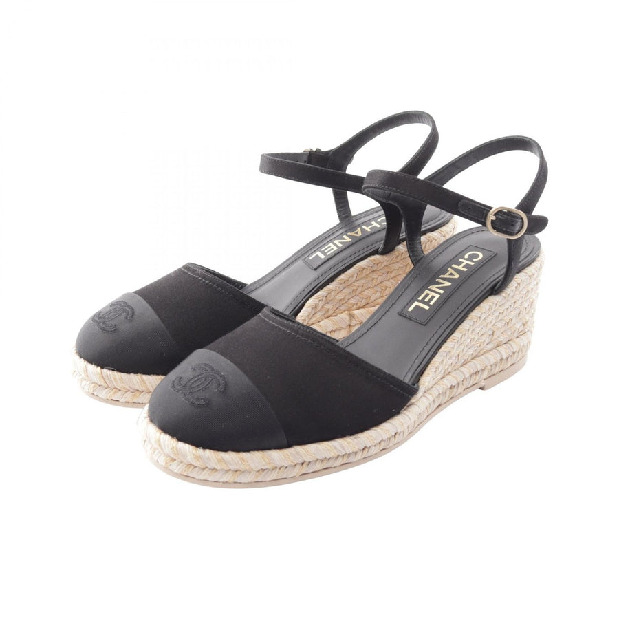 Chanel Coco Mark Wedge Sole Sandals
