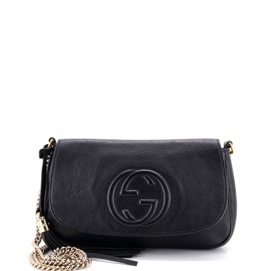 Gucci Soho Chain Crossbody Bag Leather