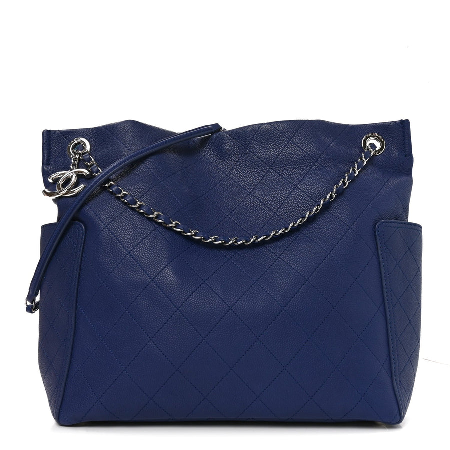 Chanel Grained Calfskin Stitched Cc