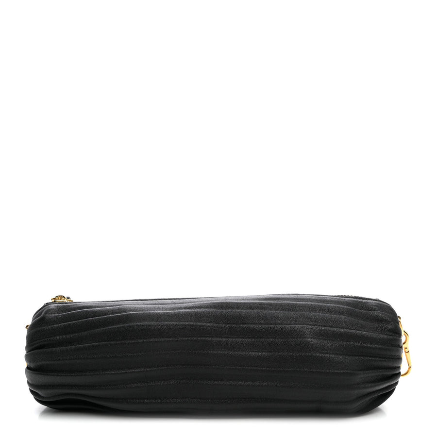 Loewe Lambskin Pleated Bracelet Clutch