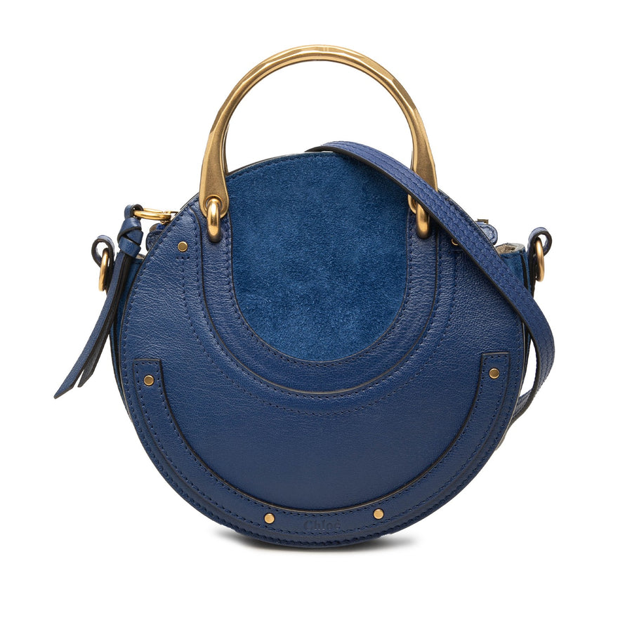Chloé Small Calfskin And Suede Pixie