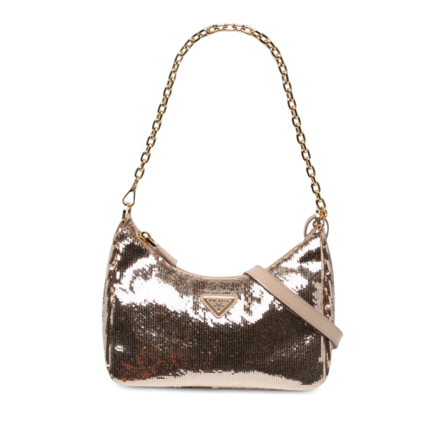 Prada Sequin Embellished Re Nylon