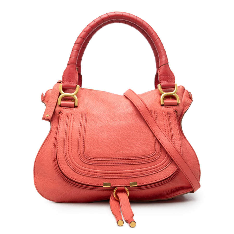 Chloé Medium Leather Marcie Satchel Pre-