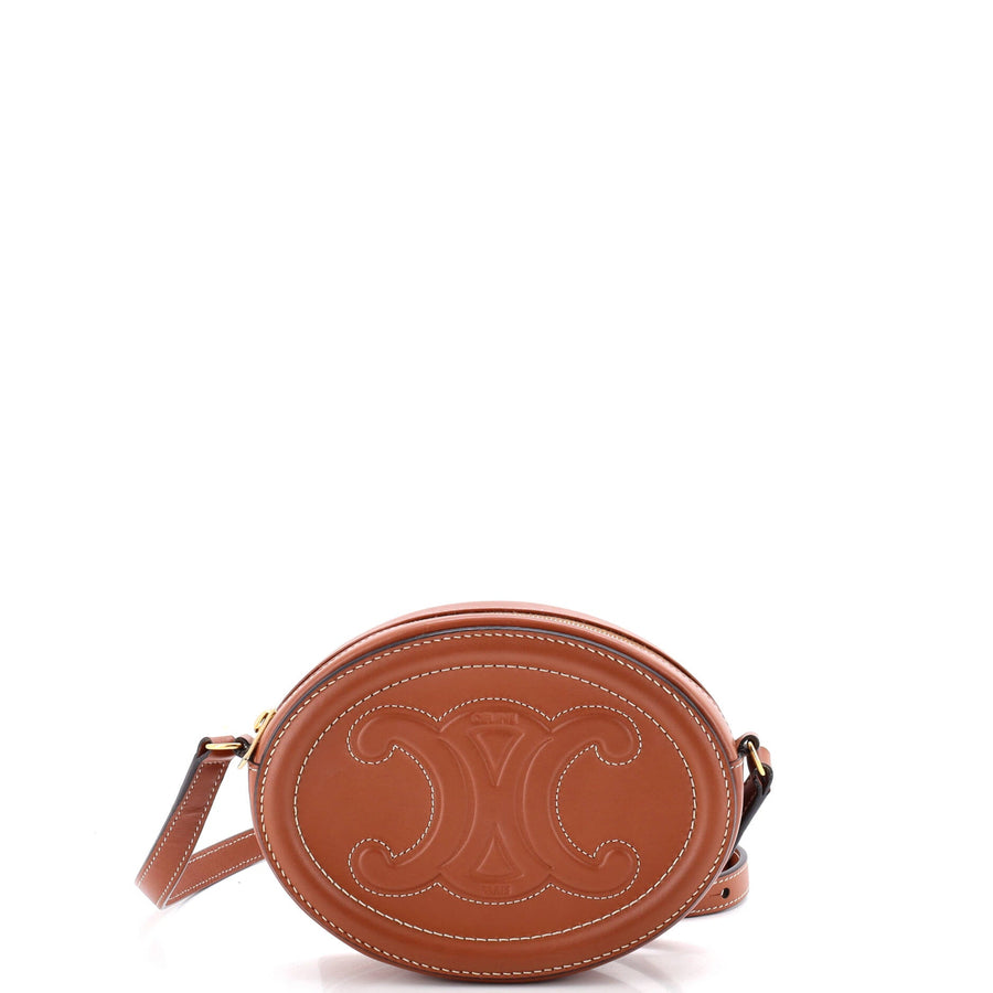 Celine Triomphe Oval Crossbody Bag