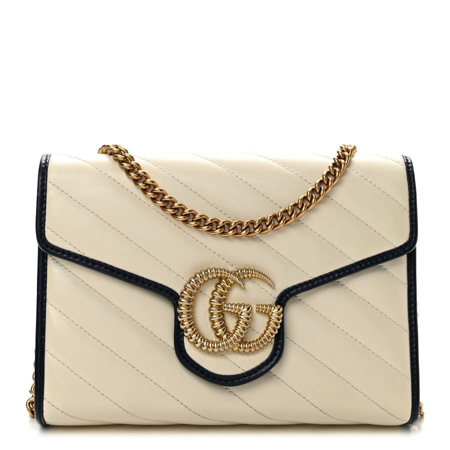 Gucci Vintage Effect Calfskin Matelasse