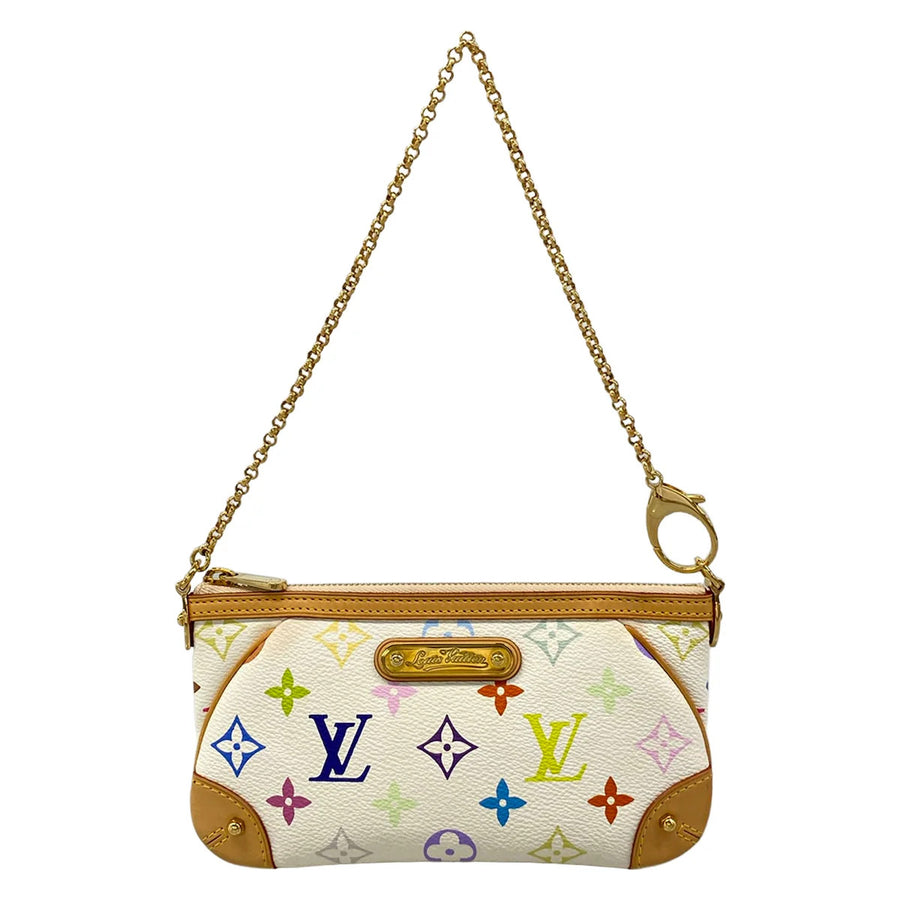 Louis Vuitton Pochette Milla Mm Blanc