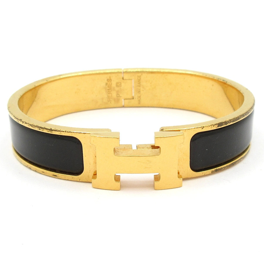 Hermes Clic H Gold Black Hardware