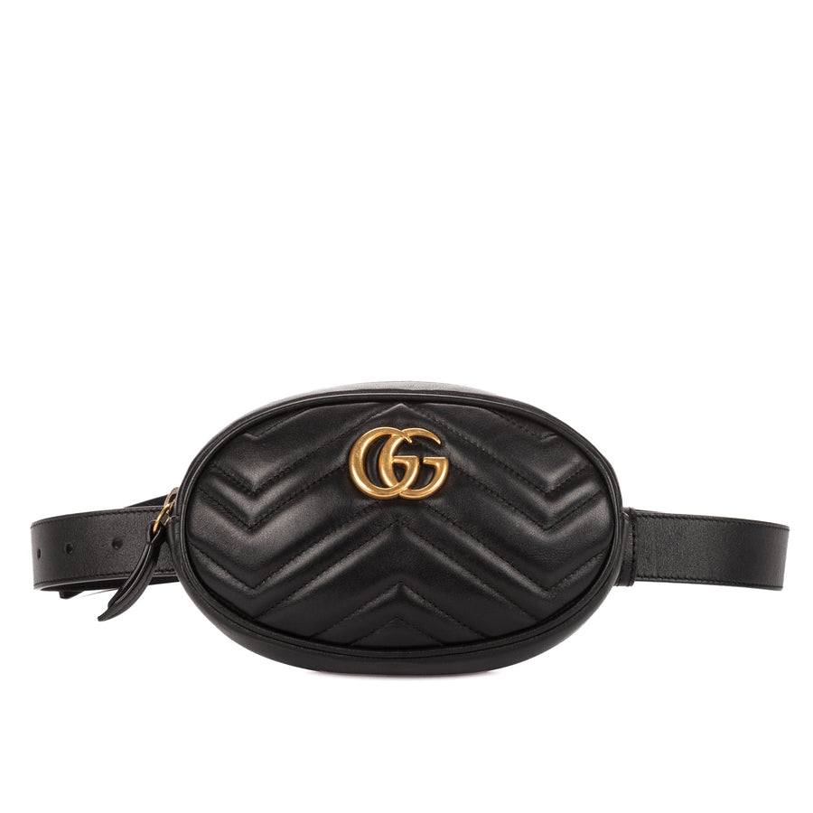 Gucci Gg Marmont Belt Bag Matelasse